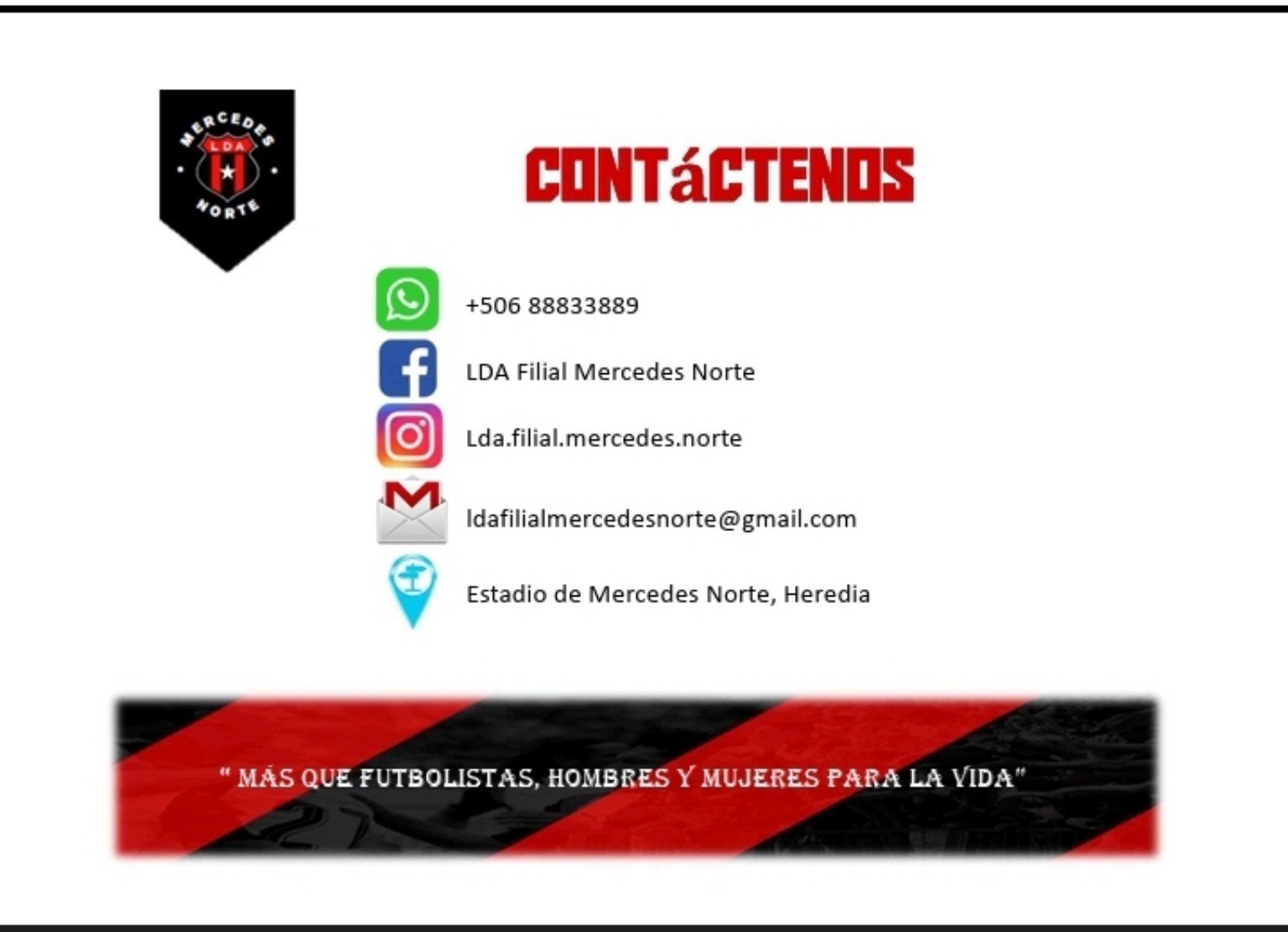 Contacto de la filial